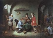 gambling scene at an lnn David Teniers